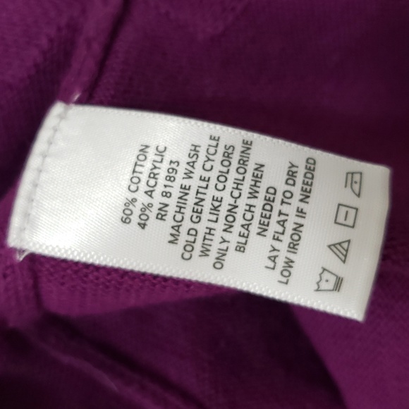 Soft and Comfortable Womens 3/4 Sleeve Mediumweight Denim & Co Tunic Sweater - Picture 9 of 9